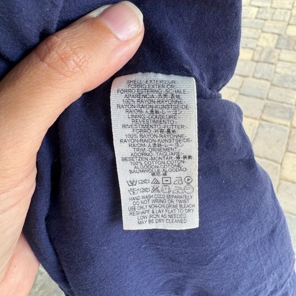 Lightweight! Free People Eyes On You Navy Floral Boho V-Neck 3/4 Sleeve Dress - Picture 12 of 12